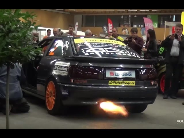 Audi S2 Anti Lag Revs - BACKFIRE!