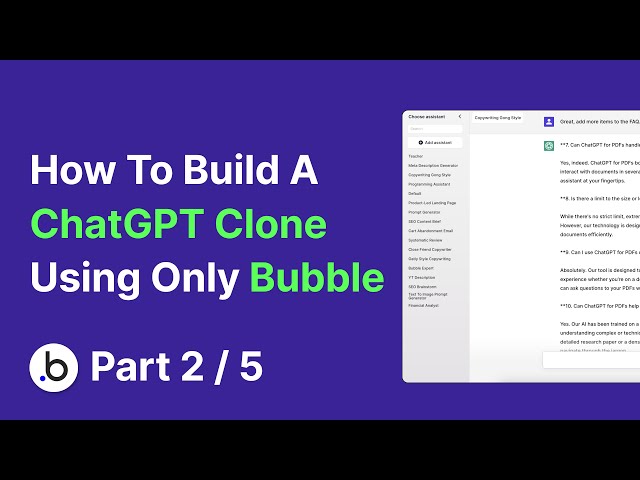 I built a ChatGPT clone app without Code (2/5)