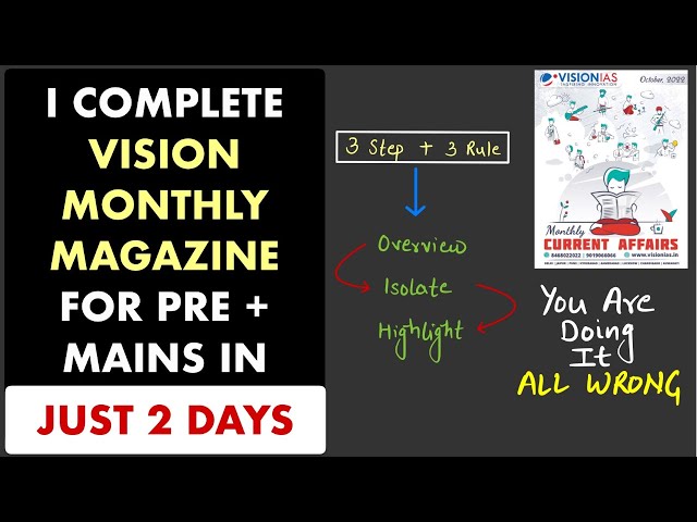 VISION MONTHLY **ONLY** TAKES 2 DAYS TO COMPLETE || YOU ARE DOING IT ALL WRONG