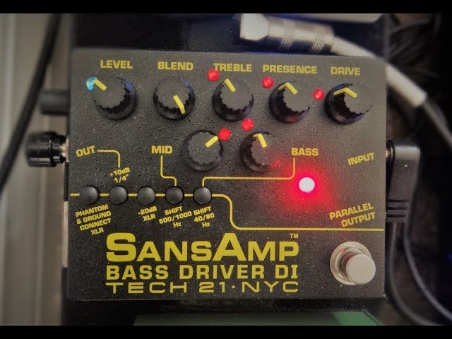 Tech 21 SansAmp Bass Driver DI V2 Review and Demo