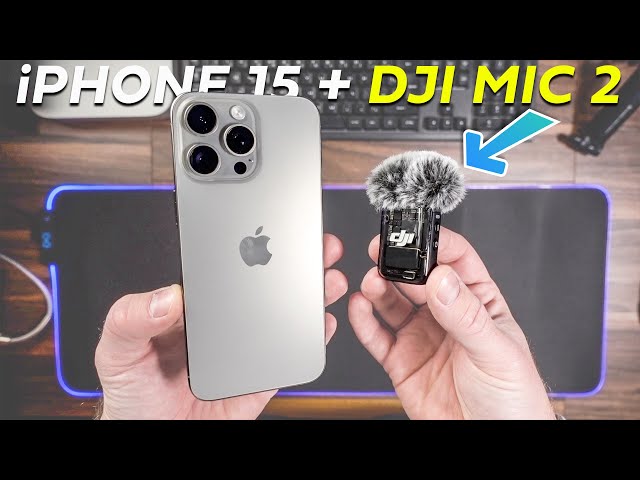 I CAN’T believe this works! - DJI MIC 2 with iPhone 15
