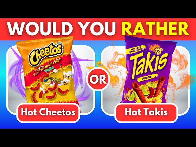 Would You Rather...? Junk Food Edition! 🍕🍫
