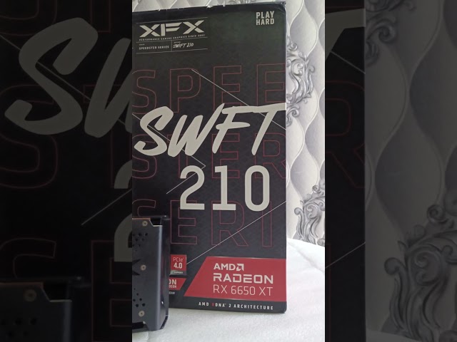 AMD RX 6650 XT 8GB XFX Speedster SWFT 210 - Unboxing #RX6650XT #XFX #AMD