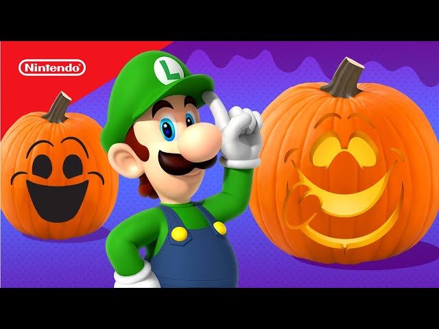 How to Carve a Pumpkin | Nintendo Halloween Stencils | @playnintendo