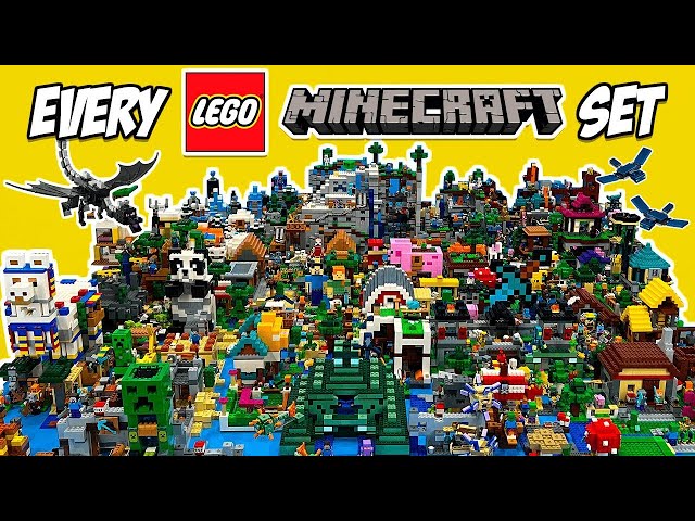 I Built EVERY LEGO Minecraft Set EVER Made...