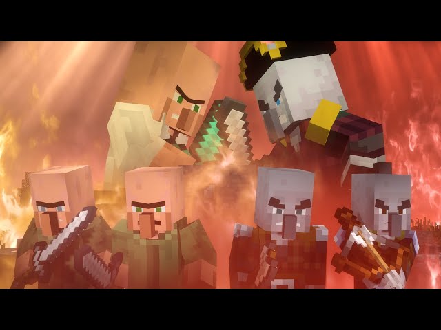Villagers vs Pillagers Life | FULL MOVIE | MINECRAFT ANIMATION