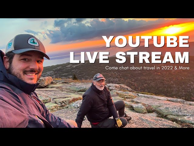 Sunday Live Stream: Come chat about adventures in 2022 and 2023