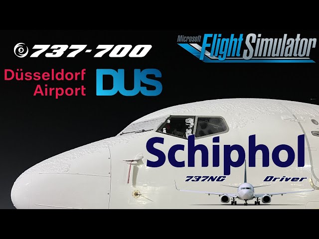 Busy Airport, Bad Weather and Great VATSIM ATC at AMSTERDAM | B737 | ULTRA SHORTHAUL to DUS and back