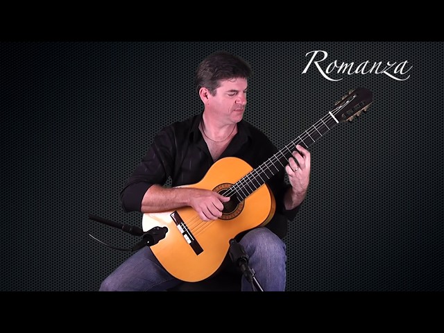 ROMANZA (Romance D'Amour) played with feeling on Spanish Classical Guitar by Al Marconi.