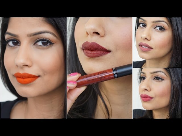 Ofra Long Lasting Liquid Lipstick Review and Swatches for Medium Skin!