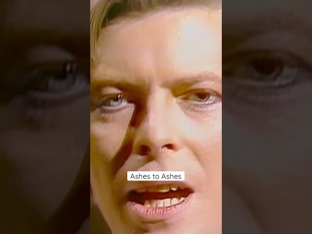 David Bowie’s official music video for Ashes to Ashes (1980) #youtubeshorts #shorts #davidbowie