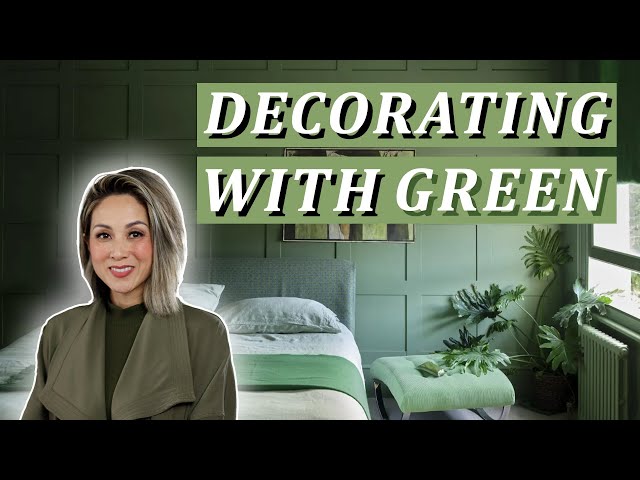 ULTIMATE Inspiration Guide for DECORATING WITH GREEN (Light & Airy vs. Dark & Moody)