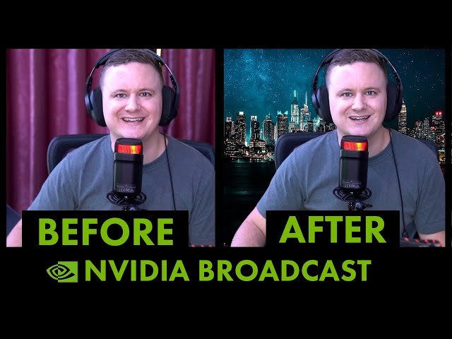 🟩 Creating a Virtual Greenscreen! - Nvidia Broadcast App Tutorial