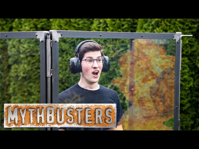 Making the BLAST SHIELD from MYTHBUSTERS!!
