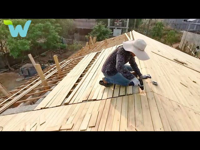 The young man with construction skills and renovating the old house to become more modern | WU Vlog
