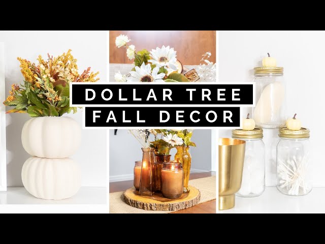 DOLLAR TREE DIY FALL DECOR 2020 | *NEW* DECORATING IDEAS FOR AUTUMN!