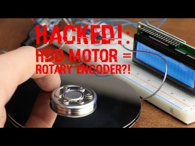 HACKED!: Using an HDD Motor as a Rotary Encoder?!