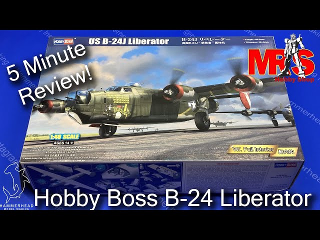 Hobby Boss 1/48 B-24J | 5 Minute Review