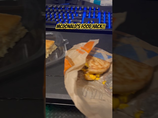 McDonald’s food hack! #mcdonalds #fastfood #breakfast #foodreview