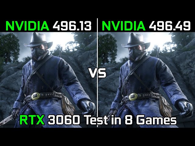 Nvidia Drivers (496.13 vs 496.49) RTX 3060 Test in 8 Games