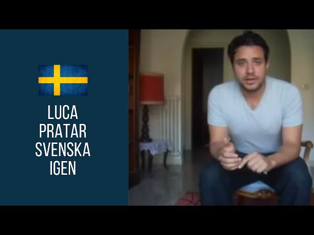 Luca pratar svenska igen
