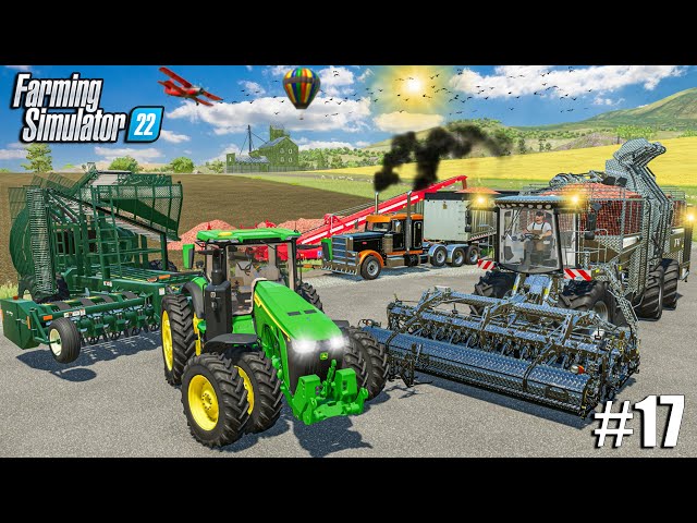 Cutting ROOT CROPS with NEW HARVESTERS | Ravenport | Episode #17 | Farming Simulator 22