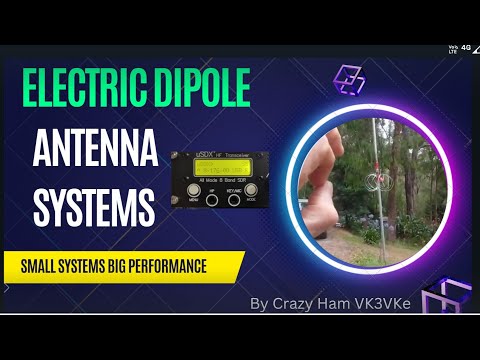 HF Electric Dipole (How it Works) Small Antenna Big Results ⚡🙏⚡Prior Vid link in Description.