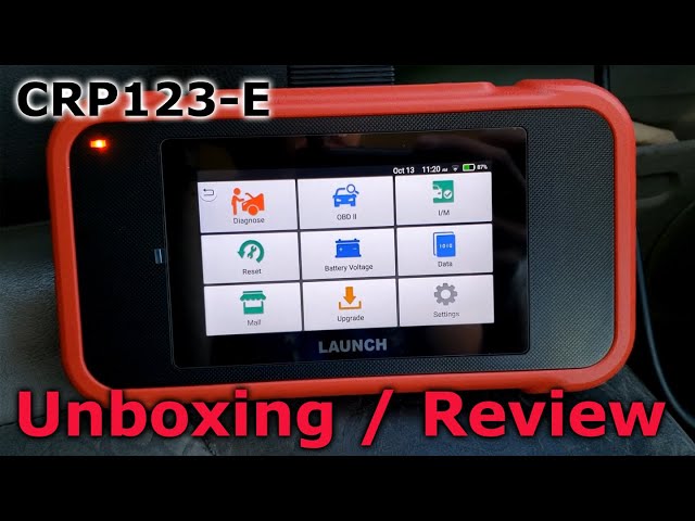 LAUNCH CRP123E OBD2 Scanner - Review and Unboxing - FULL DEMO