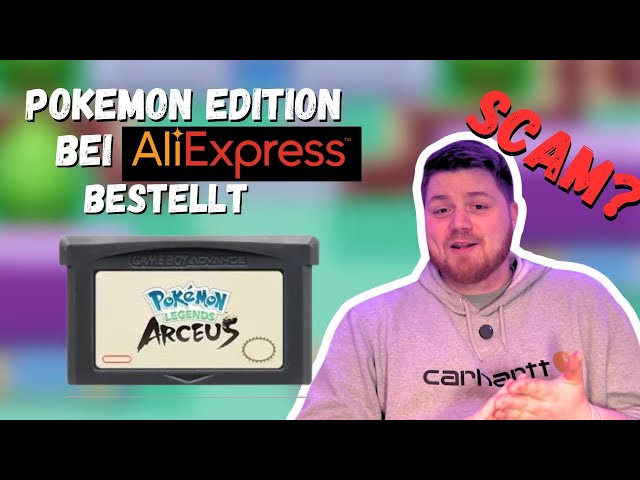 Pokemon-Fake von Aliexpress - Kann das gut sein? Legenden Arceus Gameboy Advance!