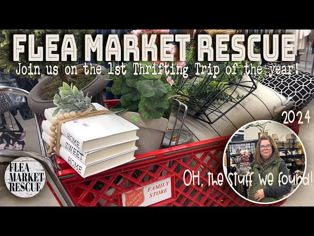 COME THRIFT STORE SHOPPING WITH DEBBIE & I FOR A TON OF HOME DECOR FINDS-HUGE HAUL  (2024)