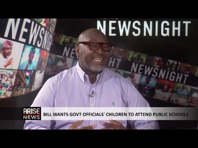 The Nigerian Patriot Act Bill States Kids Of Public Officials Should Attend Public Schools -Kachikwu