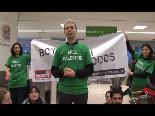 London supermarket occupied in Israel boycott