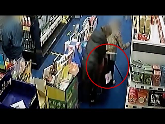 U.K. police search for suspect seen allegedly stealing elderly woman's handbag