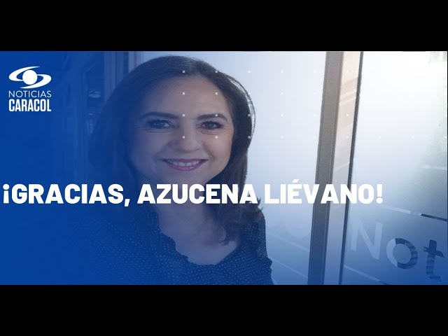 Azucena Liévano se va de Noticias Caracol: homenaje a un ejemplo del periodismo colombiano