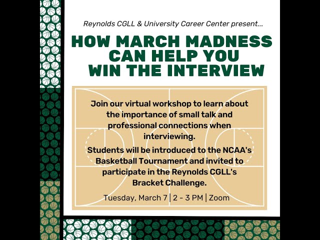 Small Talk - How March Madness Can Help You Win the Interview