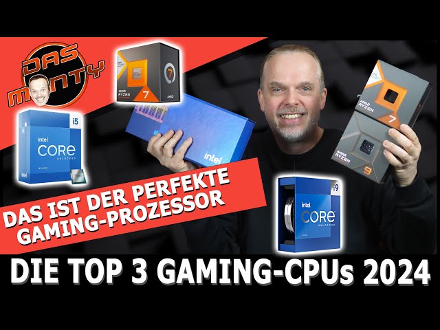 Die perfekte Gaming-CPU/Prozessor | Die Top 3 Gaming-CPUs 2024 | DasMonty