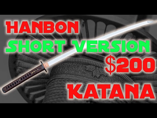 Hanbon $200 Katana Review and Destruction (Short Version)
