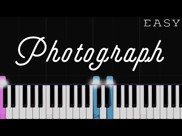 Ed Sheeran - Photograph | EASY Piano Tutorial