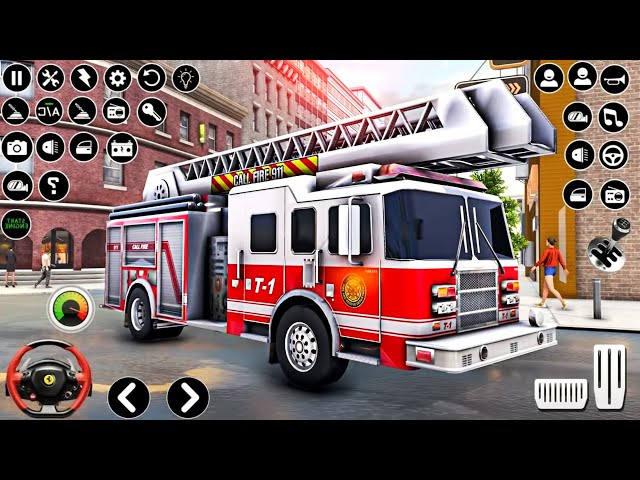 City FireFighter Simulator 3D - Fire Truck Rescues Driver - Android GamePlay
