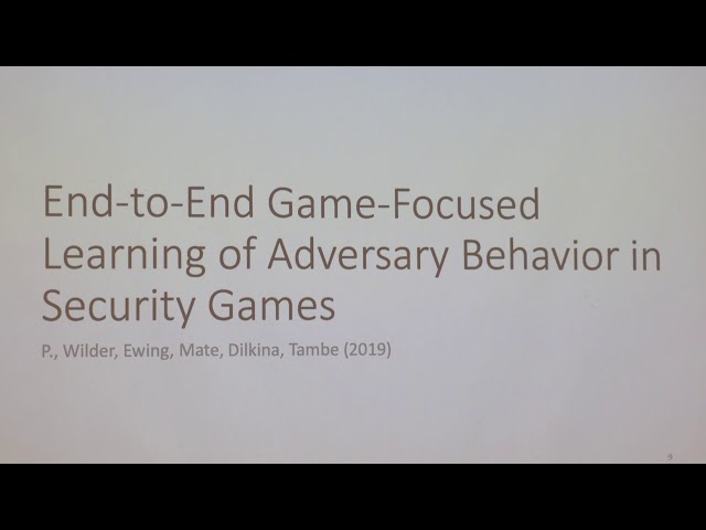 Andrew Perrault: Game-Focused Learning in Cooperative and Non-Cooperative Games
