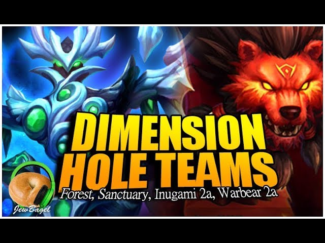 SUMMONERS WAR: Dimension Hole Team Comps (Sanctuary, Forest, Inugami 2a, Warbear 2a)