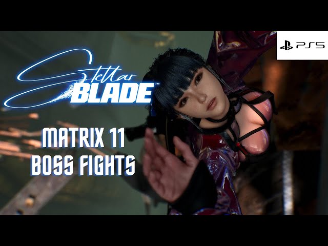 Matrix 11 Sewer Boss Fights | Stellar Blade - PS5 Gameplay