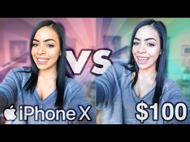 $1000 iPhone X Camera vs $100 Smartphone!
