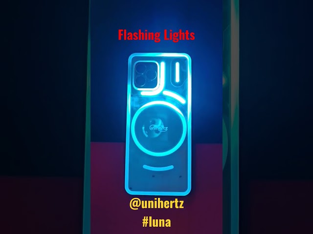 here it is..the @unihertzofficial #unihertz #luna  Flashing Lights!