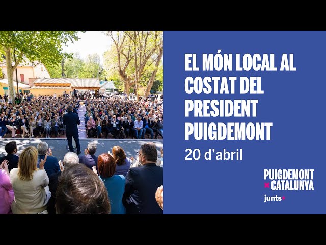 🎥 Acte del president Carles Puigdemont amb el món local (20/04/2024)
