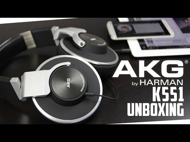 AKG K551 Kopfhörer - Unboxing / First Look 2014