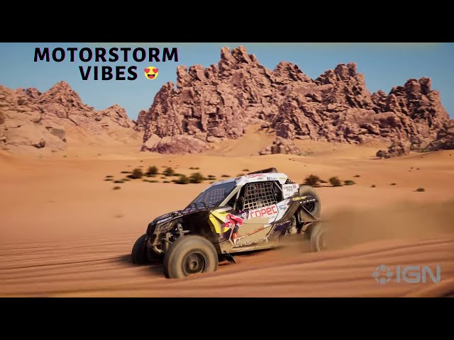 OMG this game reminds me of Motorstorm | Dakar Desert Rally #shorts