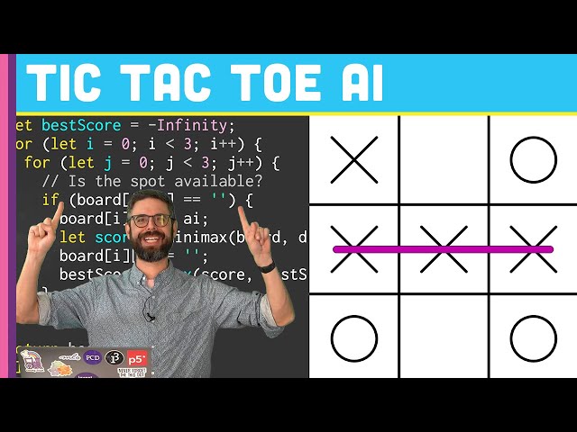Minimax Algorithm for Tic Tac Toe (Coding Challenge 154)