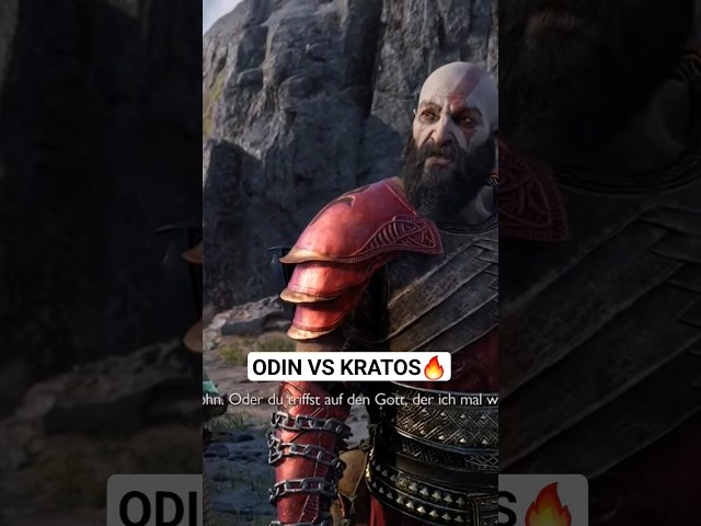 Odin vs Kratos 🔥 #godofwarragnarok #godofwar #kratos #odin #thor #heimdall #ps5 #playstation