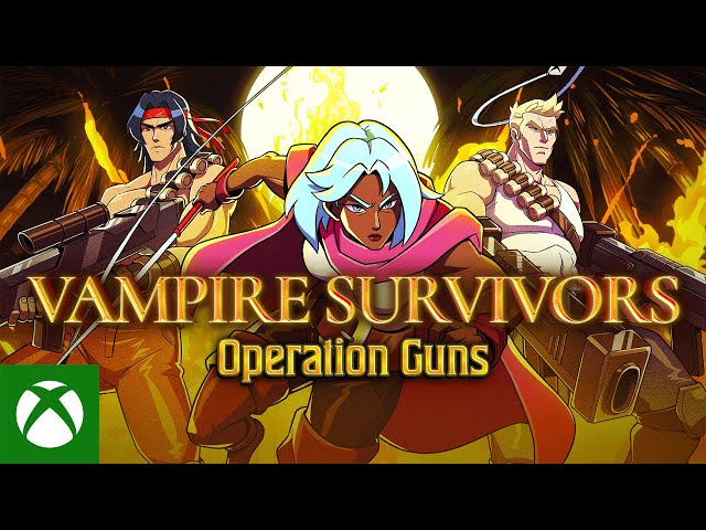 Vampire Survivors: Operation Guns DLC Feat. Contra - Out Now